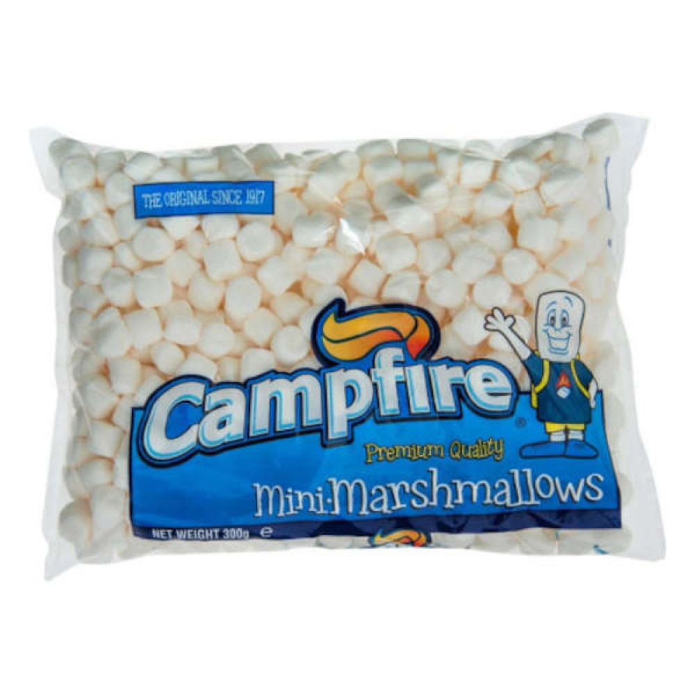 CAMPFIRE MINI MARSHMALLOWS WHITE 300GM 
