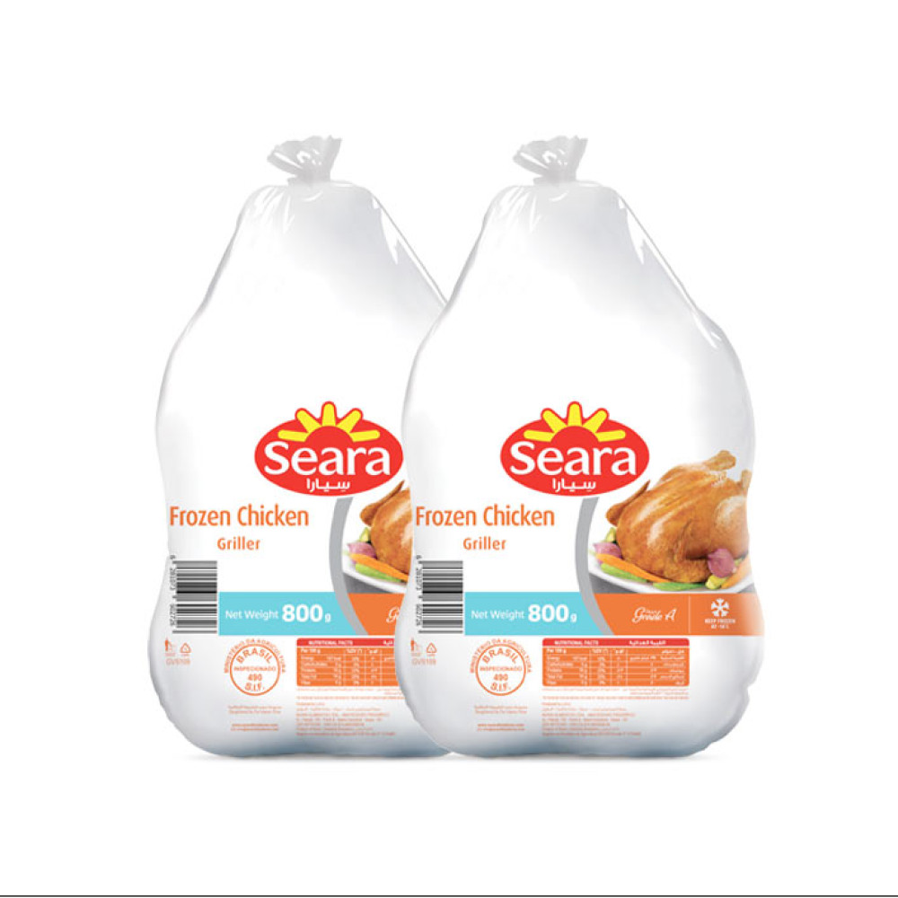 SEARA WHOLE CHICKEN 2S*800GM