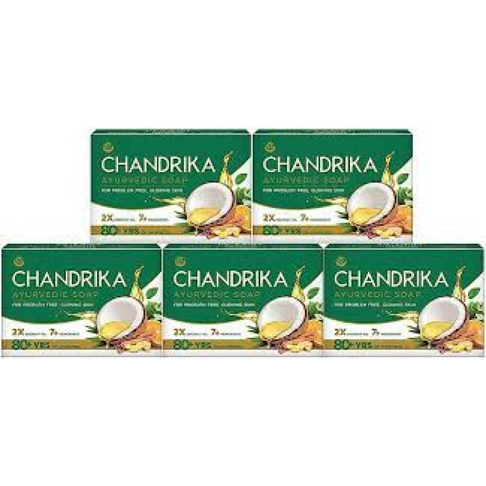 CHANDRIKA AYURVEDIC SOAP 125 GM 5 S