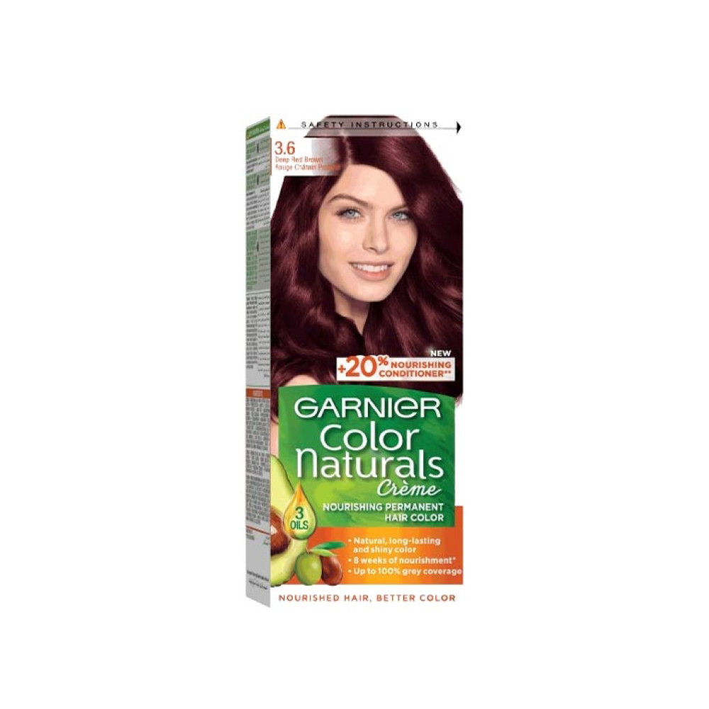 GARNIER 3.6 DEEP RED BROWN HAIR COLOUR