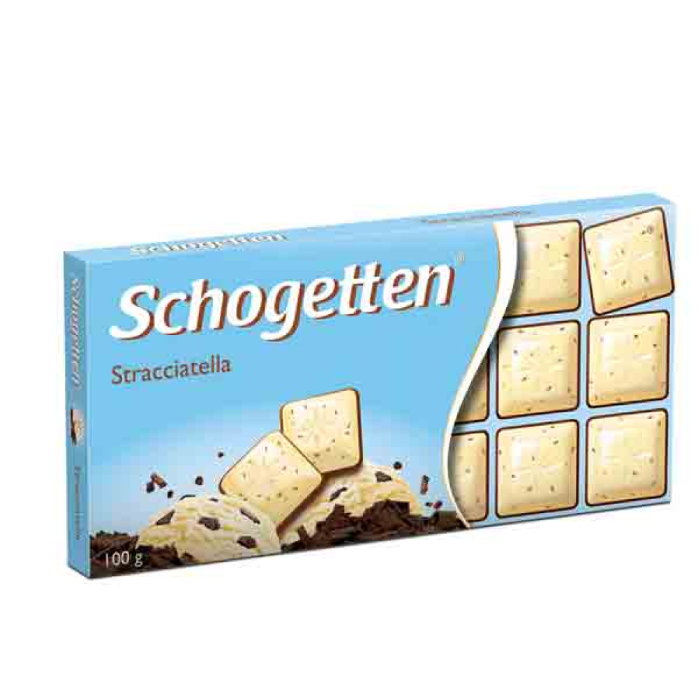 SCHOGETTEN CHOCOLATE STRACCIATELLA 100GM 