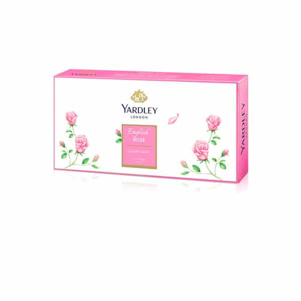 YARDLEY LUXURY SOAP ENGLISH ROSE 3 X 100GM 