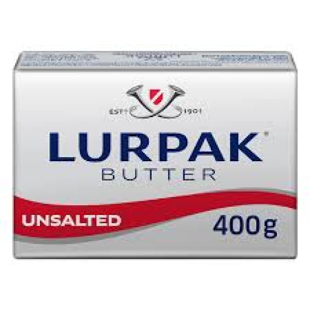 LURPAK UNSALTED BUTTER 400GM