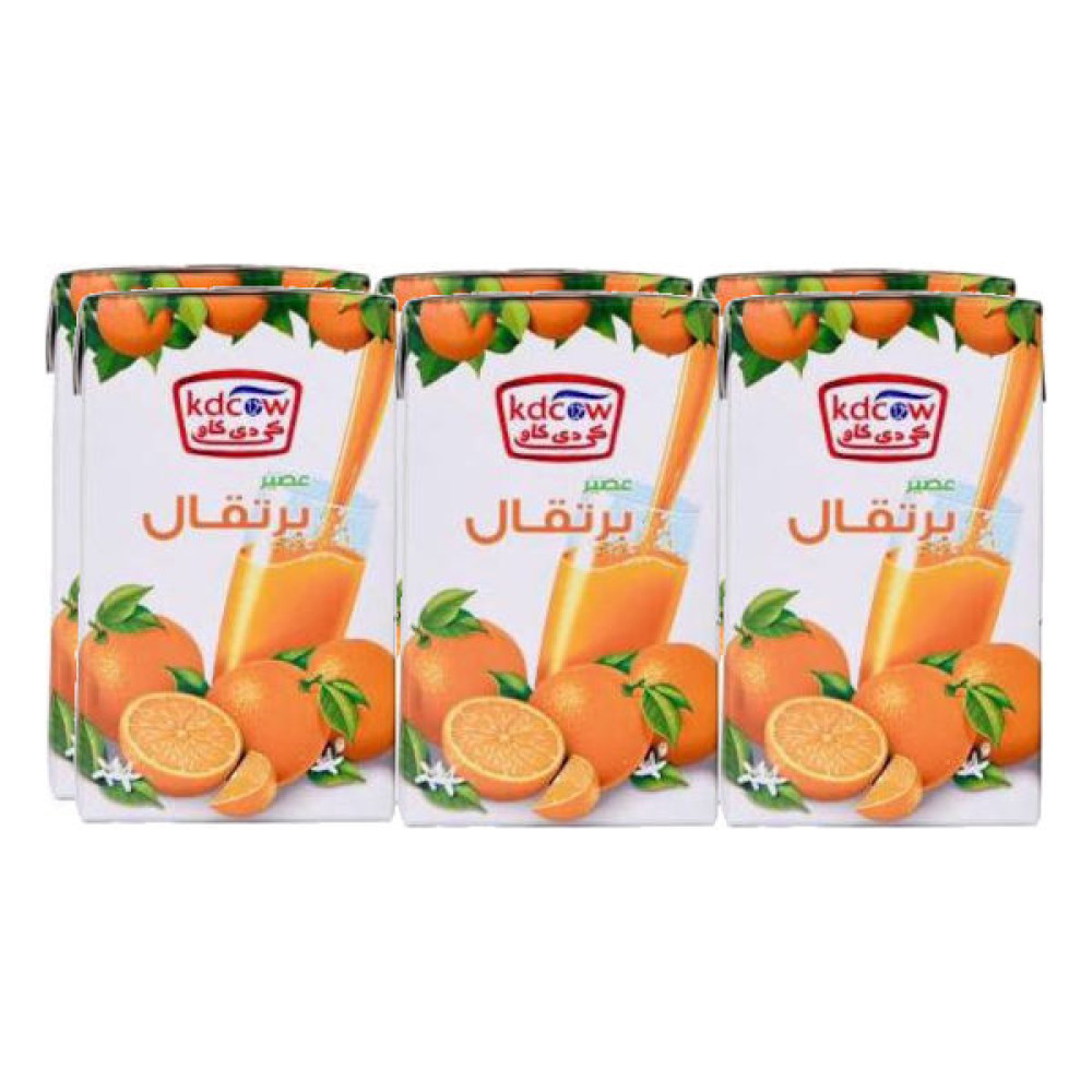 KD COW ORANGE JUICE 6 X 250ML 