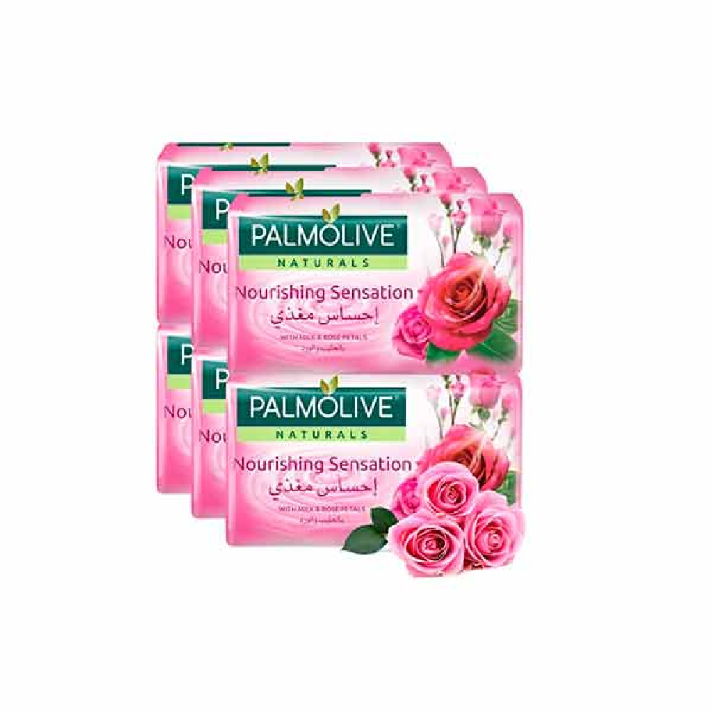PALMOLIVE NOURISHING SENSATION ROSE SOAP 6 X 120GM 
