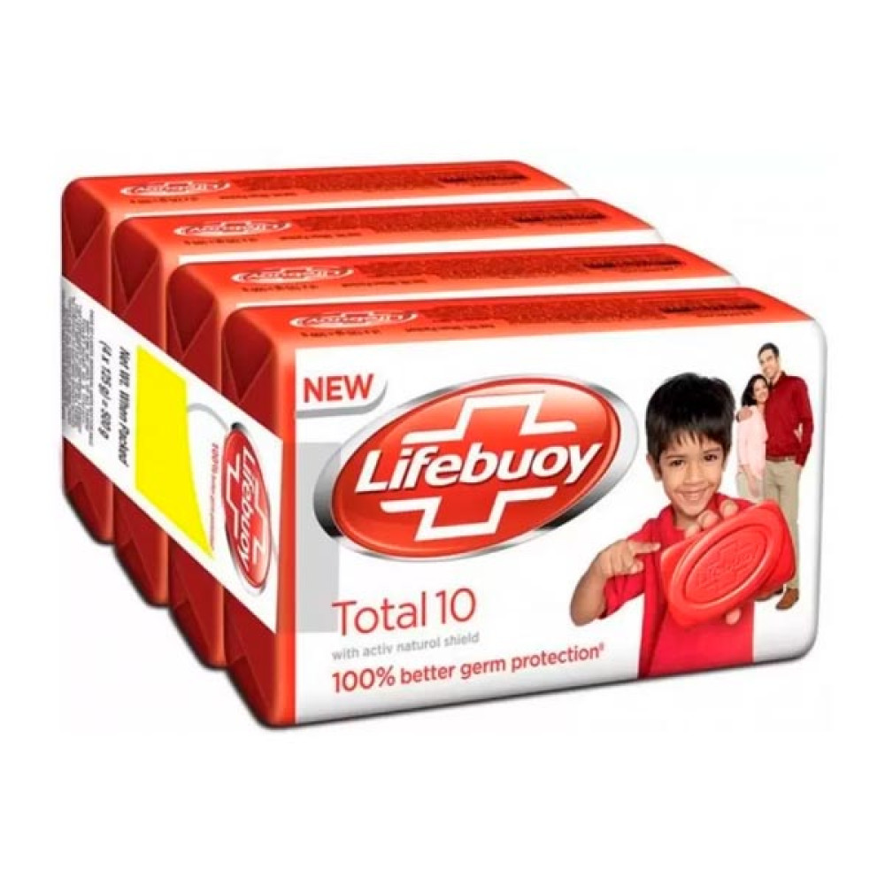 LIFEBUOY ASSTD SOAP 160GM 3+1FREE 