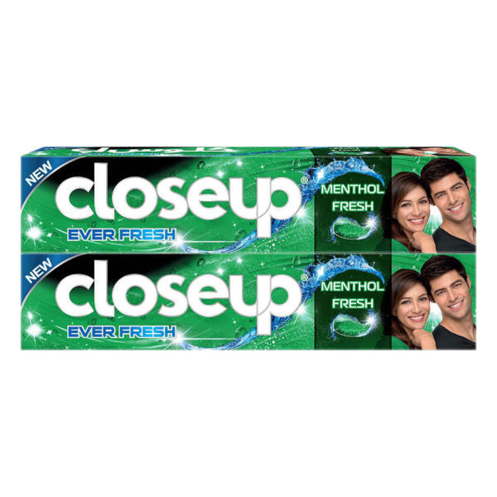 CLOSE UP TOOTHPASTE MENTHOL FRESH 2 X 120ML 