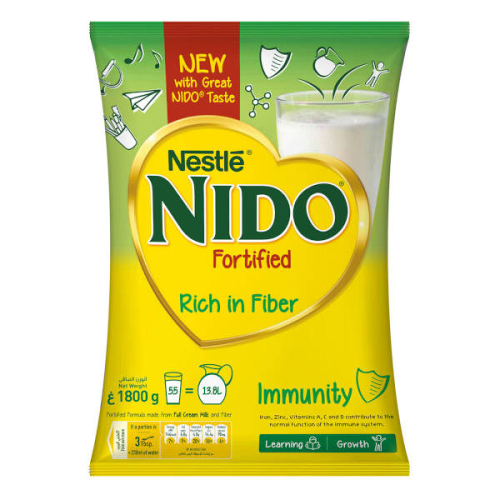 NIDO FORTIFIED MILK POWDER 1800GM  