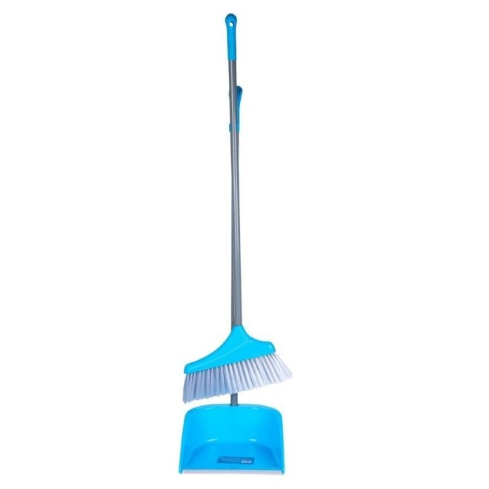PREMIUM CARE DUSTPAN WITH BROOM SET SQUARE