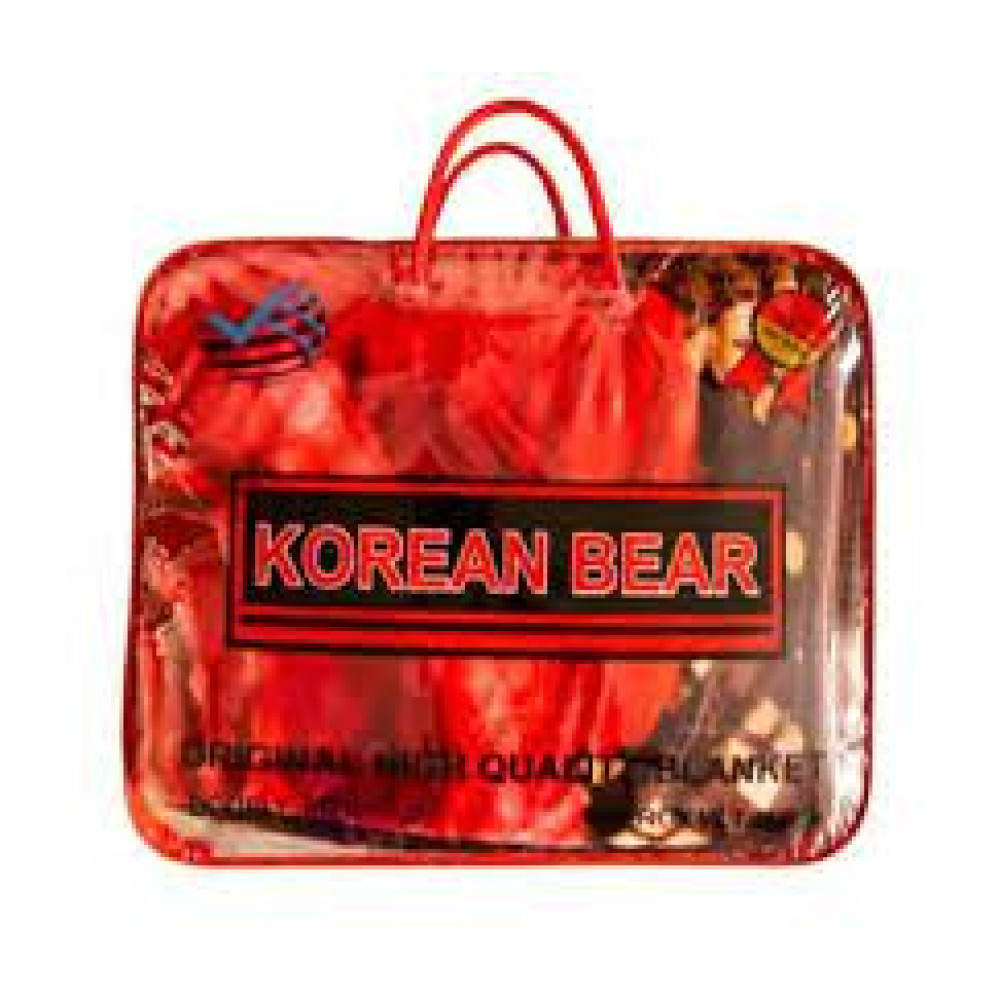 KOREAN BEAR BLANKET 2PLY 220X240