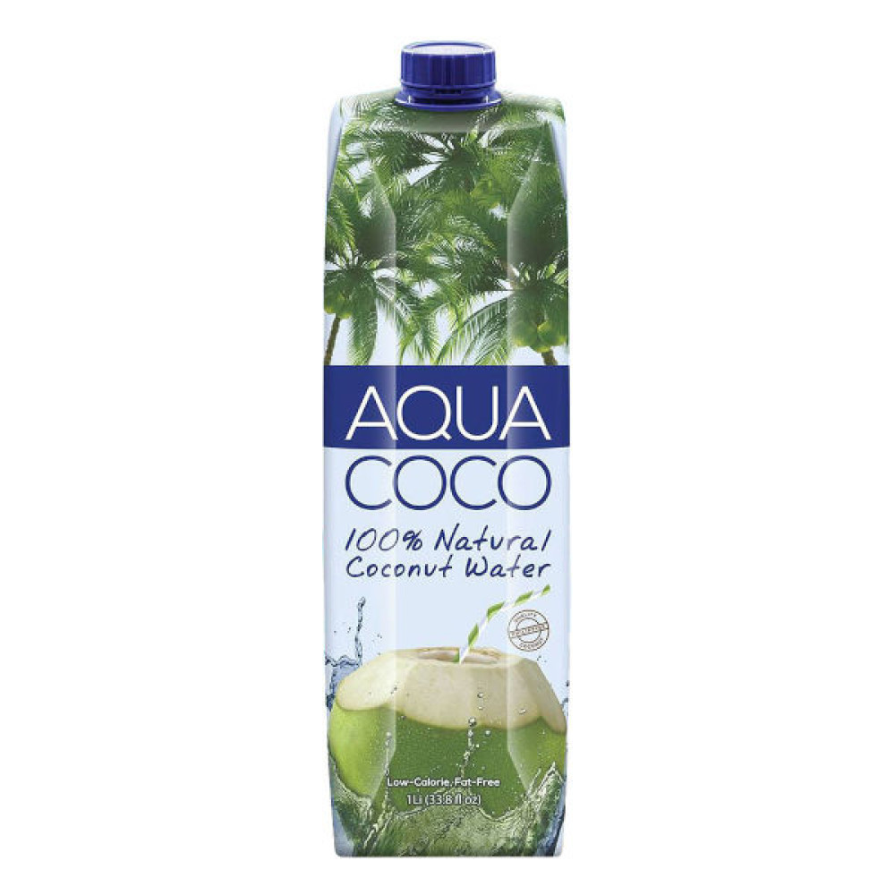 AQUA COCO NATURAL COCONUT WATER 1LTR 