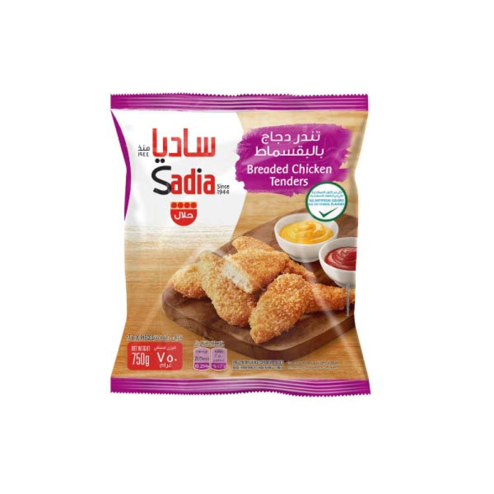 SADIA BREADED CHICKEN TENDERS 750GM 