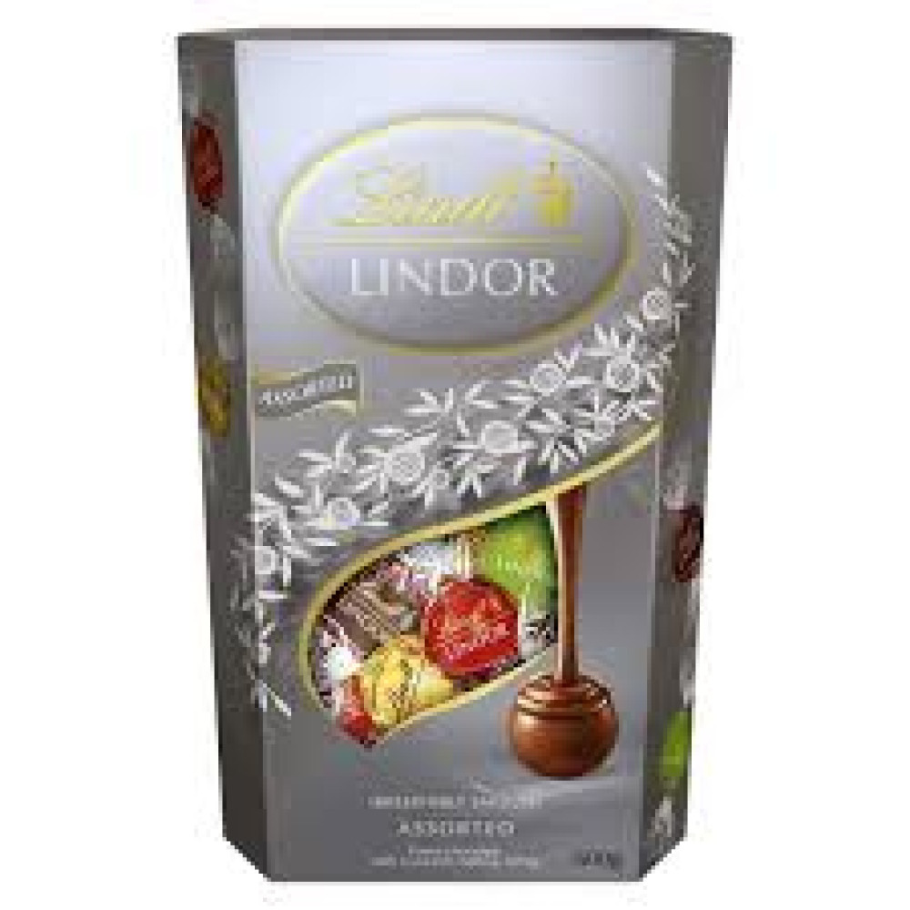 LINDT LINDOR SILVER 600GM