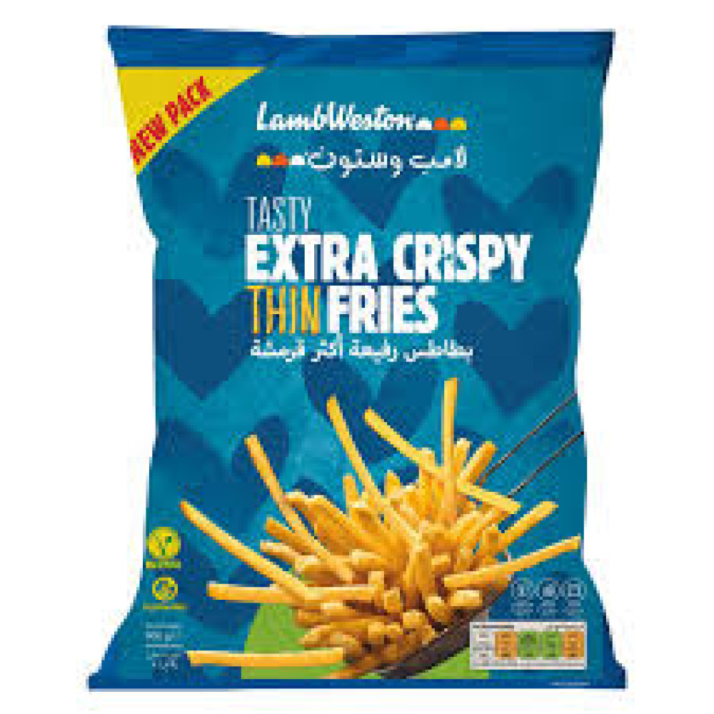 LAMBWESTON EXTRA CRISPY FRIES 6MM 900GM