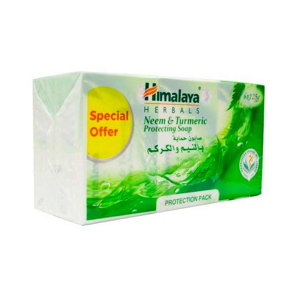 HIMALAYA HERBAL SOAP ASSORTED 6X125GM 3+3 FREE 