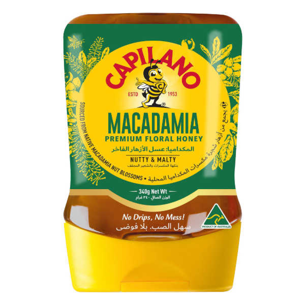 CAPILANO MACADAMIA FLORAL HONEY 340GM 